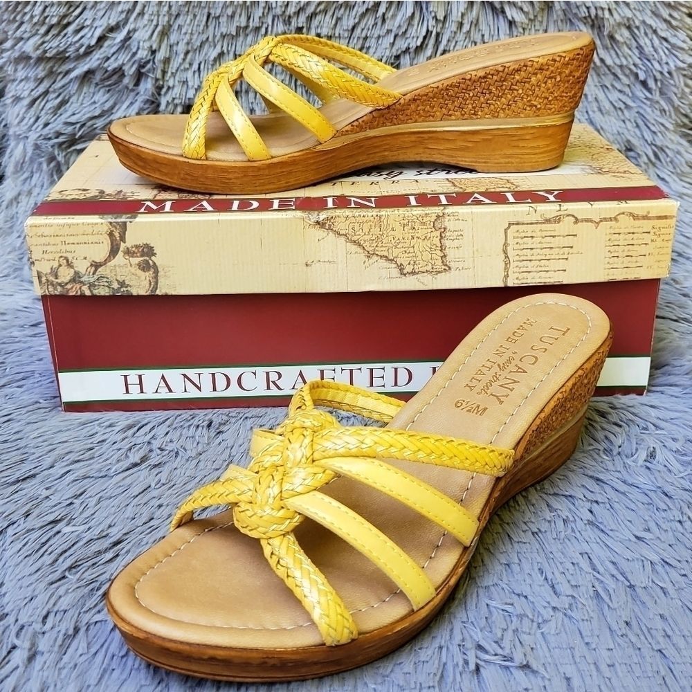 Easy Street Tuscany Sorano Yellow Wedges